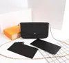 حقائب المصممين Luxurys حقيبة يد امرأة الموضة Crossbody الكتف متعددة Pochette Felicie حقيبة سلسلة محفظة مع صندوق الغبار