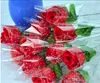 Kırmızı 100p sıcak 30cm/11.8 inç ipek yapay simülasyon çiçek şakayık gül kamelya düğün tek gül ev ürünleri dekorasyonlar parti