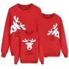 Family Matching Mom Kid Men Women Baby Kids Christmas Sweater Sweatshirt Pullover Tops Jumper Blouse Deer Xmas Boy Girl Clothes1523653