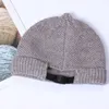 Nouveau chapeau d'hiver pour femmes chaud cachemire tricoté bonnets mode casquette souple marque dames laine Beanie Slouchy Gorras coton chapeaux