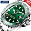 Divers Watch Män Resistent Mekanisk Vattentät Business Male Clock Green Relojes Automaticos1 Armbandsur