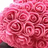 Consegna veloce PE Plastica Fiori artificiali Rosa Bear Foam Rose Flower Teddy Bear Valentino Giorno Giorno Regalo Compleanno Party Decorazione della molla