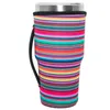 15 stijlen 30oz Tumbler Houder Cover Tassen Neopreen Geïsoleerde Mouwzak Koffie Bekers Cups Waterfles Cover W-00415