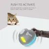 360 Degree Rotating Interactive Dog USB Rolling Ball Led Light Automatic Cat Toy LJ201125