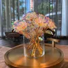 Fleurs décoratives goutte LED enchantée 24K galaxie Rose fleur Bouquet boîte artificielle fête des mères cadeaux articles pour les femmes