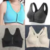 Front Zipper Sports Bra Major Shock Proof Ventilation Brassiere Raceless Underkläder Kvinnor Väst Underkläder Yoga Push Up No Trace 15JPA B2