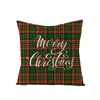 Green Series Linho Christmas Travesseiro Cases Household Sofa Sofá Sofá Pillowslip Solteiros Almofadas Capa Digital Impressão T3I51300