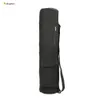 Lätt enkel axel Svart Gym Fitnessväska Multifunktion Yoga Mat Yoga Klädpåse Kvinnor Man Kanfas Yoga Mat Storage Bag Q0113