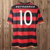 2008 09 Flamengo Josiel Williams Mens Soccer Jerseys Kleberson Adriano Retro 1982 1988 1990 1994 2003 2004 2007 2008 Home Football Shirt Camisetas de Futebol