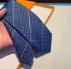 Design Mens Slipsar Män Slips Fashion Neck Tie Luxurys Designers Business Cravate Neckwear Corbata Cravattino Male