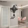 MEISD Nordic Clock Wall Clocks Pendulum Decorated Modern Design Room Watch Wall Art Paintings Home Decor Horloge Free Shipping LJ201204