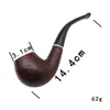 Pipe Smoking pipe Red pattern 62G Fine carved wooden pipes solid wood pipes Washable tobacco pipe4170464