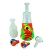 Ny Bee Lysous Silicone Snuff Hookahs Multicolor Rökning Set Vattenrör