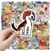 100 stks / partij Kawaii Dier Stickers Leuke Cartoon Decals Speelgoed Bagage Laptop Scrapbook Telefoon Auto Bike DIY Sticker Kids Gift