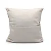 Sublimação Bolso Em Branco Pillowcase Cor Sólida DIY Poliéster Linho Lançamento Sofá Cadeira Coxim Capa Carro Decoração da Sala de Casa