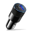 Chargeurs de voiture PD Type C USB-C 3.1A 15W, adaptateurs universels de chargeur de téléphone portable pour smartphone GPS