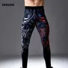 Komprimeringsbyxor som kör byxor män träning fitness sportkläder leggings gym jogging byxor manliga yoga bottnar y2007018859949