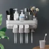 Porta di spazzolino dentio Despensatore Despensatore multifunzione bagno spazzolino accessori per bagno Accessori per dentifricio T200506