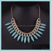 collares gruesos turquesa