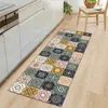 Bohemian Cozinha Floor Tapete Moderno Porta Tapete para sala de estar Boho Decor Anti-Slip Tapete Hallway Home 220301