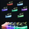 Storlek 25-37 barn ledde sneaker pojkar skor USB laddar barnskor med lysande lysande flickor glödande sneakers skolskor LJ201202