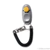 Portable Adjustable Sound Key Chain And Wrist Strap Training Clicker Multi Color Pet Dog Outdoor Training Clicker Whistle WDH0649 T03