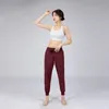 Ginásio esporte relaxado senhora solta calças de yoga mulheres treino corredores com bolso faixa de fitness leggings roupas esportivas para ginásio feminino