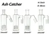 Glass Hookah -delar och tillbehör Ash Catcher 14/19mm diffusor med Tyle Perc. 14mm eller 19mm 45 ° eller 90 ° CA003A