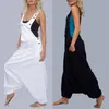 Vrouwen Casual Losse Mouwloze Drop Crotch Algemene Jumpsuit Bodysuit Romper Beach T200107