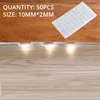 3080PCS Self Adhesive Silicone Rubber Damper Buffer Cabinet Bumpers Furniture Pads Cushion Protective Hardware7398182