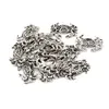 300pcs Antik Silver Alloy Crab Charms Pendants för smycken gör armband Halsband DIY Tillbehör 12.5 x19.5mm A-610