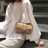 작은 명확한 브랜드 디자이너 여자 새로운 패션 메신저 가방 체인 어깨 가방 여성 리벳 투명 광장 PU 핸드백