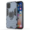 علبة حامل حلقة الإصبع مع غلاف الهاتف الظهر الظهر Magentic Back Strockproof For iPhone 14 13 Pro Max 12 Mini 11 XS XR 7 8 Plus