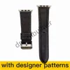 Fashion Watchbands Iwatch Strap Band 41mm 42mm 38mm 40mm 44mm 45mm Iwatch 1 2 3 4 5 خطوط سوار جلدية