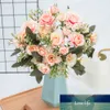 Artificial Peonies Silk Flowers for Home Decoration High Quality Plastic Fake Flowers Bouquet Wedding Table Centerpiece Decor