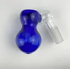 Färgglas Ash Catcher Bowl Bubbler för glas Rökning Vatten Bongs DAB Riggar Rökrör Calabash Ashcatcher Bowls Gourd PerColator