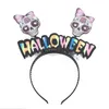 Barn hårtillbehör Nya Halloween Witch Hat Ghost Festival pannband Kostym Holiday Party Fancy Dress Performance Props Headwear1044804