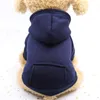 Vêtements pour chiens pour animaux de compagnie Hoodies chaude Hoodies manteau Vestes de poche Puppy Animaux domestiques Petites costumes Tenues de costume Petsupplies WLL719