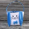 DHL Festive Favor Easter Basket Bunny Printing Handbag Bucket New Bow Tote Bucket With Handle High Quality Made FY5137 F0225