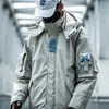 11 Bybb's The Dark PU кожа с капюшоном Parkas куртка Techwear хип-хоп мягкие куртки Harajuku Windbreaker Японская уличная одежда 201201