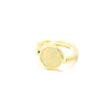 Klaster pierścienie Złoto Okrągły Kinckle Dla Kobiet Ze Stali Nierdzewnej Minimalistyczny Dots Ring Otwarte Regulowane Proste Palec Biżuteria Prezenty