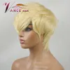 short blonde full lace wig