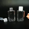 60ML Plastic Empty Hand Sanitizer Alcohol Refillable Bottle Easy To Carry Transparent PET Hand Sanitizer Soap Bottles for Liquid 07238837