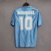 Vintage 1986 1987 1988 1989 1990 1991 1993 Napoli Retro Fotbollströjor 87 88 Coppa Italia SSC Napoli Maradona 10 ZOLA Classic Napolitan kit