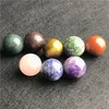 20mm Terp Slurper Marbles Carb Cap Insert Pipe avec Colorfull Natural Marble Clear Glass Colored Ball Beads Caps pour Quartz Banger