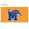 NCAA Memphis Tigers Team Bandiera in poliestere 3ft * 5ft (150cm * 90cm) Bandiera Banner decorazione volante casa giardino regali all'aperto