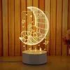 Gift for girlfriend boyfriend 3D Hologram Lamp USB Acrylic Lights party favor anniversary present Valentines day gift1257n