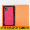 Custodie per telefoni alla moda a 8 colori per iPhone 14 14promax 14plus 12promax 11 13pro 13promax X XR XSMAX custodia in pelle PU designer Samsung s22ultra s22plus cover CON SCATOLA