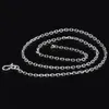 925 Sterling Silver Chain Men Halsband Män Smycken 100% Rent Silver Halsband för kvinnor Thai Silver Statement Halsband N12 Q0531