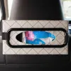 Universal Automotive Tissue Organizer Ochronny Pudełko Sun Visor Glasses Box Clip On Doors Seat Backs z elastycznym zespołem samochodem